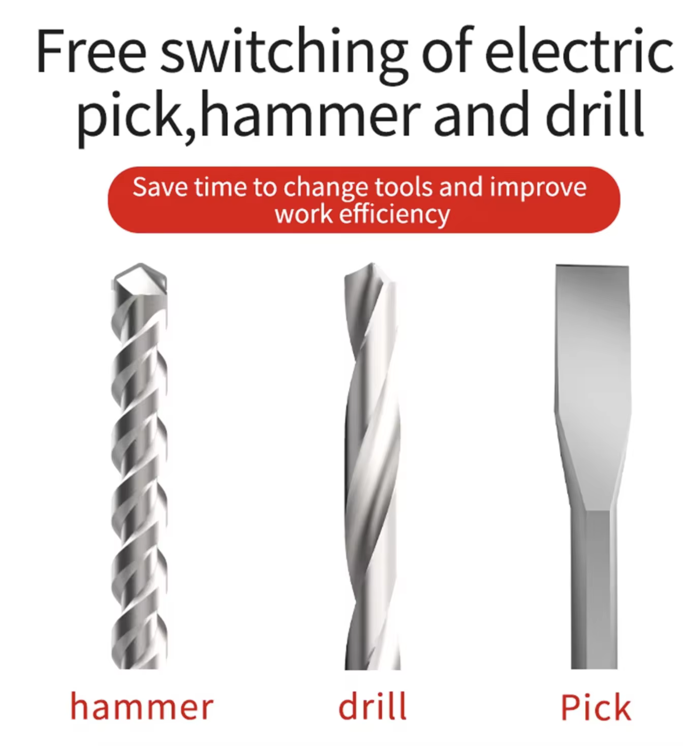 21V Cordless Rotary Hammer Drill - Image 3
