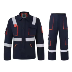 2Pieces Overalls Industrial Reflective Working Uniform