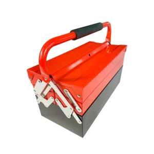 Metal tool box Single-handle double-opening portable