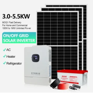 3KW 5KW 8KW 10KW Solar Kit Home Power Grid-tied Solar Power System