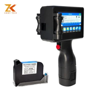 Fast Dry Best Selling 12.7mm Double NozzleThermal Handheld Barcode Printer With Touchscreen