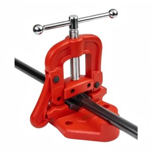 Bench Yoke Vise for Clamping Pipe